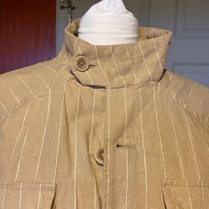 Russell Simmons Argyle Culture Tan, Pin Striped Sport Coat